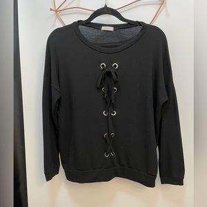 i.JOAH Drop-Shoulder Sweater Top